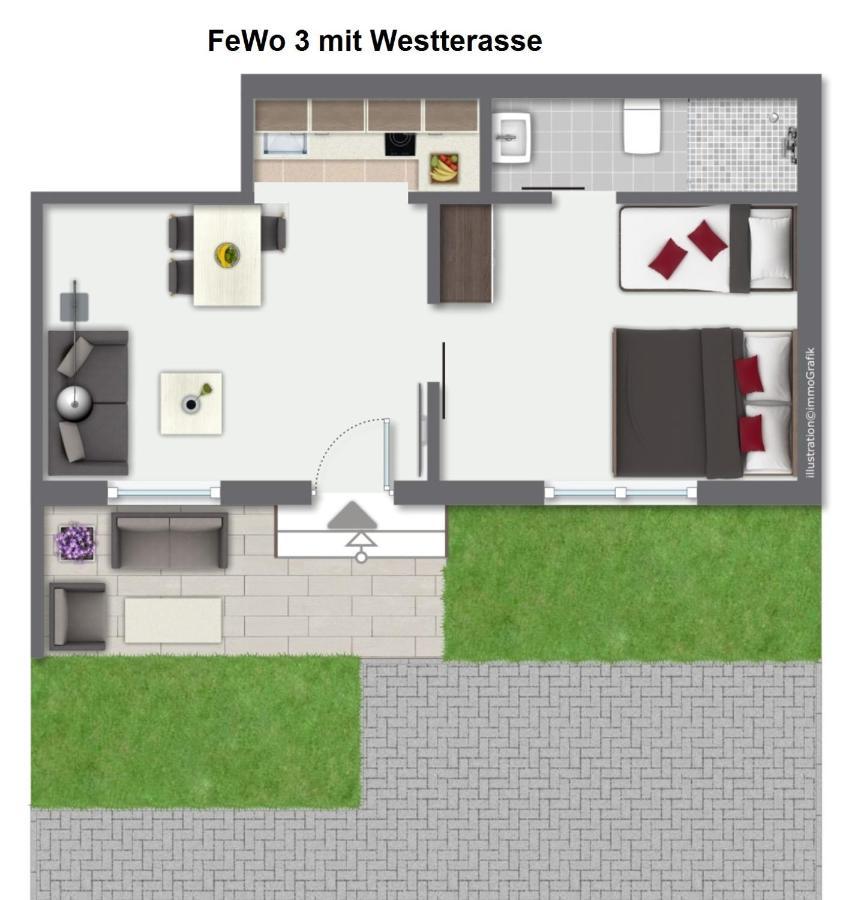 Bernsteinbaeder Zimmer Koserow Esterno foto